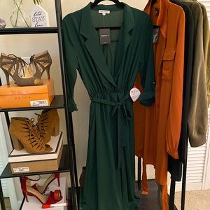 Blouson shirt dress - M